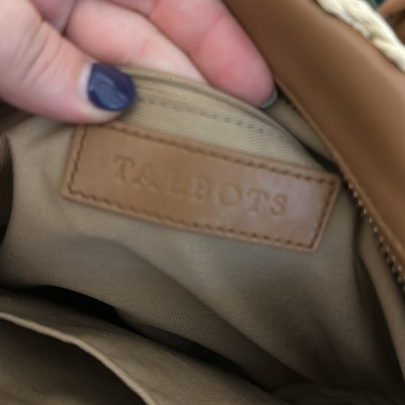 Talbots Woven Circular Straw Crossbody Bag - Picture 5 of 5